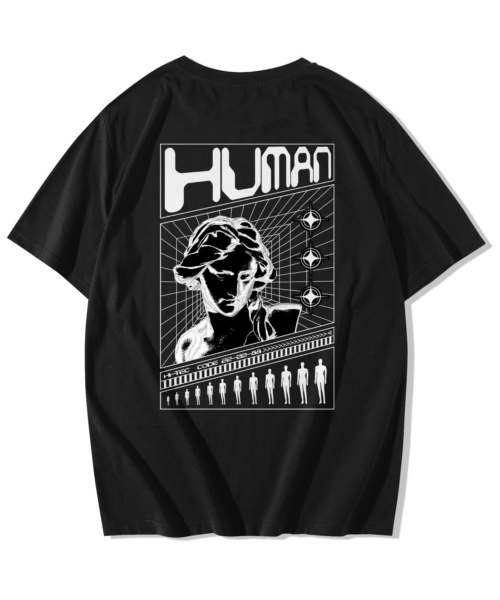 Alfaq Human Oversized T-Shirt - Alfaq